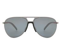 Prada Linea Rossa Man PS 51XS 5AV07U Sunglasses Metal Grey Grey Pilot Mirrored