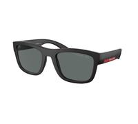 Prada Linea Rossa Man PS 01ZS DG002G Sunglasses Nylon Black Grey Pillow Polarized