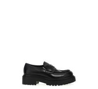 PRADA Logo Leather Loafers 11