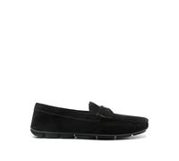 Prada logo-plaque loafers - Black 6-7-9-11