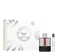 Prada Luna Rossa Carbon Eau de Toilette 100ml Gift Set 2022 (Contains 100ml EDT & 10ml Travel Spray)