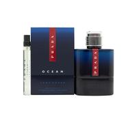 Prada Luna Rossa Ocean Eau De Toilette Gift Set 100ml + 10ml