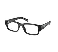 Prada Man PR 07ZV 1AB1O1 Optical frames Acetate Black Transparent Squared Normal