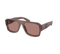 Prada Man PR 22YS 17O60B Sunglasses Acetate Brown Brown Pilot Normal