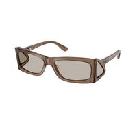 Prada Man Sunglass PR B03S - Frame color: Transparent Brown, Lens color: Light Brown