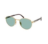 Prada Man PR B51S 5AK40K Sunglasses Metal Gold Light blue Round Normal