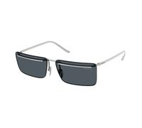 Prada Man Prada PR C53S 1BC70B Sunglasses Metal Silver Grey Squared Normal