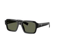 Prada Man Sunglass PR 02ZS - Frame color: Black, Lens color: Green Polarized