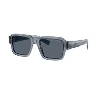 Prada Man Sunglass PR 02ZS - Frame color: Transparent Ocean, Lens color: Dark Blue