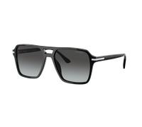 Prada Man Prada PR 20YS 1AB06T Sunglasses Acetate Black Grey Pilot Normal Shaded