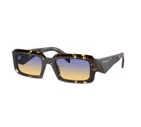 Prada Man Sunglass PR 27ZS - Frame color: Black Malt Tortoise, Lens color: Clear Fifty Yellow/Dark Blue