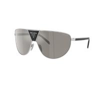 Prada Man Sunglass PR 69ZS - Frame color: Silver, Lens color: Light Grey Mirror Silver
