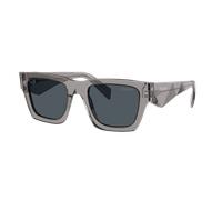 Prada Man Sunglass PR A06S - Frame color: Transparent Dark Grey, Lens color: Dark Grey