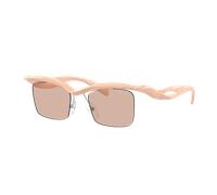 Prada Man Sunglass PR A15S - Frame color: Peach, Lens color: Light Brown