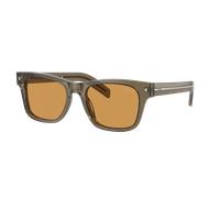Prada Man Sunglass PR A17S - Frame color: Transparent Earth, Lens color: Light Brown