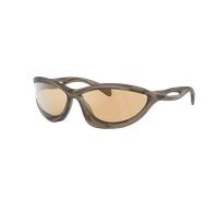 Prada Man Sunglass PR A26S - Frame color: Loden Frosted, Lens color: Orange Mirror Silver