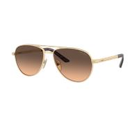 Prada Man Sunglass PR A54S - Frame color: Matte Pale Gold, Lens color: Brown Gradient Grey