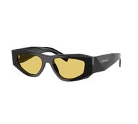 Prada Man Sunglass PR B19S - Frame color: Black, Lens color: Yellow