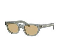 Prada Man Sunglass PR C09S - Frame color: Transparent Fog, Lens color: Light Brown