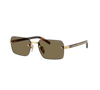 Prada Man Sunglass PR D55S - Frame color: Gold, Lens color: Light Brown