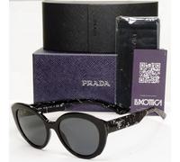 Prada Marble Black Sunglasses Womens Designer Fashion PR01YS SPR 01Y 09V-5S0