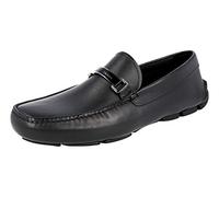 Prada Men's 2DD114 7V6 F0002 Black Leather Loafers UK 8.5 / EU 42.5