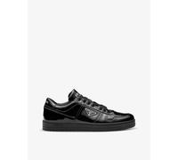 Prada Mens Black Downtown Brand-plaque Leather Low-top Trainers Eur 41 / 7 Uk Men