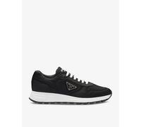 Prada Mens Black Prax 01 Re-nylon Logo-plaque Recycled-nylon Low-top Sneakers Eur 40.5 / 6.5 Uk Men