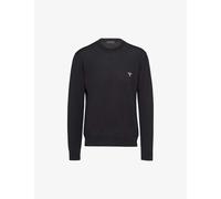 Prada Mens Black Superfine Crewneck Wool Sweatshirt 42