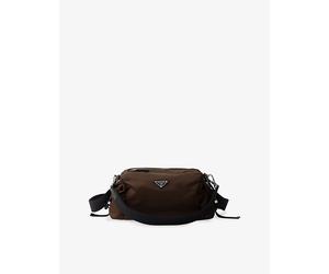 Prada Mens Prada Explore Re-Nylon Woven Belt Bag Brown 1 Size
