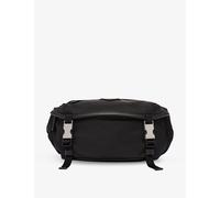 Prada Mens Prada Re-Nylon Leather and Recycled-Nylon Shoulder Bag Black 1 Size