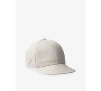 Prada Mens Prada Triangle-Logo Denim Baseball Cap White M