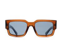 Prada Men's Rectangle Chocolate Dark Grey PRB17S in Brown Prada Brown One Size