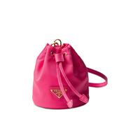Prada mini Icon Re-nylon keychain charm - Pink One Size