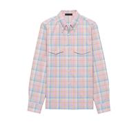 Prada patch-pocket checked shirt - Pink L