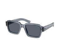 Prada PR 02ZS 17T07T Man Sunglasses Acetate Blue Blue Squared Normal