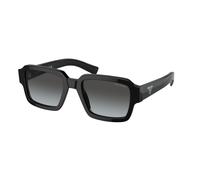Prada Man Prada PR 02ZS 1AB06T Sunglasses Acetate Black Grey Squared Normal Shaded