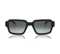 Prada PR 02ZS 1AB06T Man Sunglasses Acetate Black Grey Squared Normal Shaded