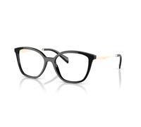 Prada PR 02ZV 1AB1O1 Woman Optical frames Acetate Black Transparent Butterfly Normal