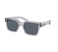 Prada Man PR 03ZS U430A9 Sunglasses Acetate Grey Blue Pillow Normal