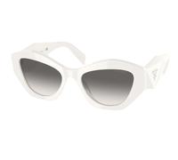 Prada PR 07YSF Symbole Asian Fit 142130 Womenâs Sunglasses White Size 55