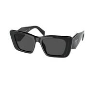 Prada PR 08YS 1AB5S0 Woman Sunglasses Acetate Black Grey Butterfly Normal