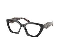 Prada PR 09YV 21B1O1 Woman Optical frames Acetate Black Geometric Normal