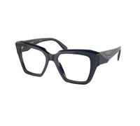 Prada PR 09ZV 08Q1O1 Woman Optical frames Acetate Blue Transparent Squared Normal