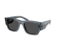 Prada PR 10ZS 17T08Z Man Sunglasses Acetate Blue Grey Pillow Normal
