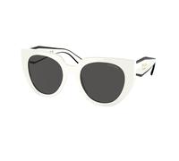Prada PR 14WS 1425S0 Woman Sunglasses Acetate White Grey Cat Eye Normal