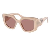 Prada PR 14ZS 19R10D Womenâs Sunglasses Brown Size 50