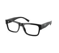 Prada PR 15YV 1AB1O1 Man Optical frames Acetate Black Squared Normal
