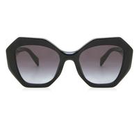 Prada PR 16WS 1AB5D1 Woman Sunglasses Acetate Black Grey Geometric Normal Shaded