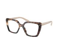 Prada PR 16ZV 07R1O1 Woman Optical frames Acetate Turtle Squared Normal